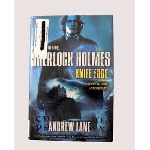 The Legend Begins Sherlock Holmes Knife Edge By Andrew Lane 1st American Ed HBDJ